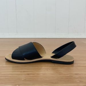 Black Nisolo All-Day Cross Strap Sandal, Size 8